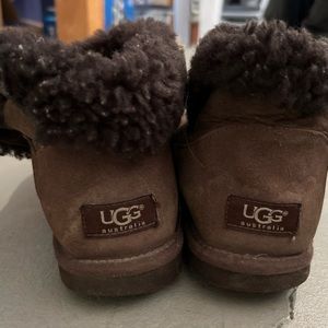 Vintage fluffy folded uggs